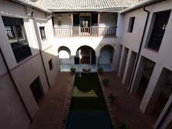 O pátio da Casa de Zafra